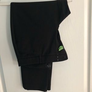 WHBM black curvy slim ankle pants size 10